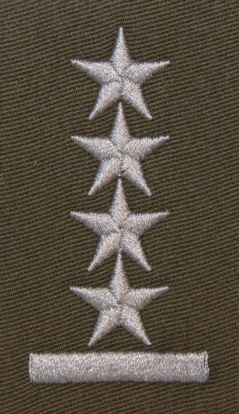 Військове звання на пілотку кольору хакі – капітан