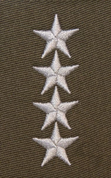 Військове звання на пілотку кольору хакі – старший штабний хорунжий