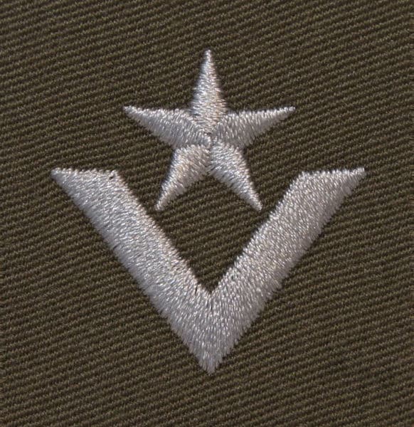 Військове звання на пілотку кольору хакі – молодший хорунжий