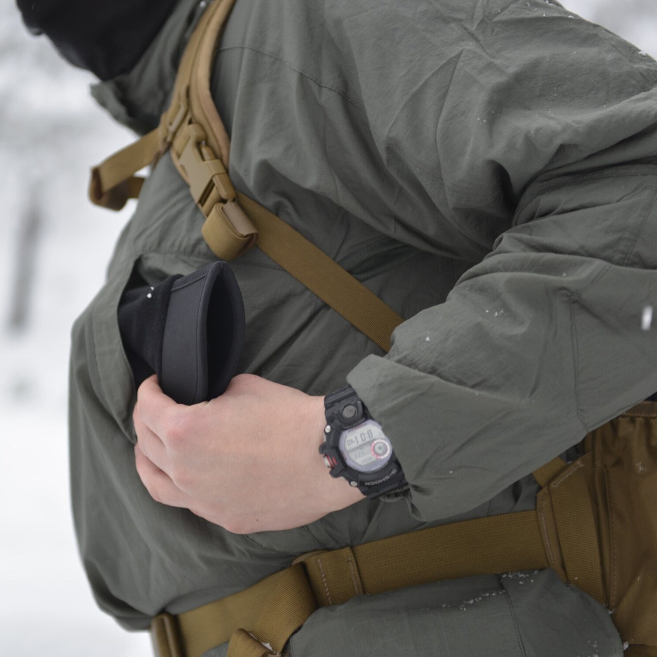 Czapka z daszkiem Helikon-Tex Folding Outdoor Cap - Black