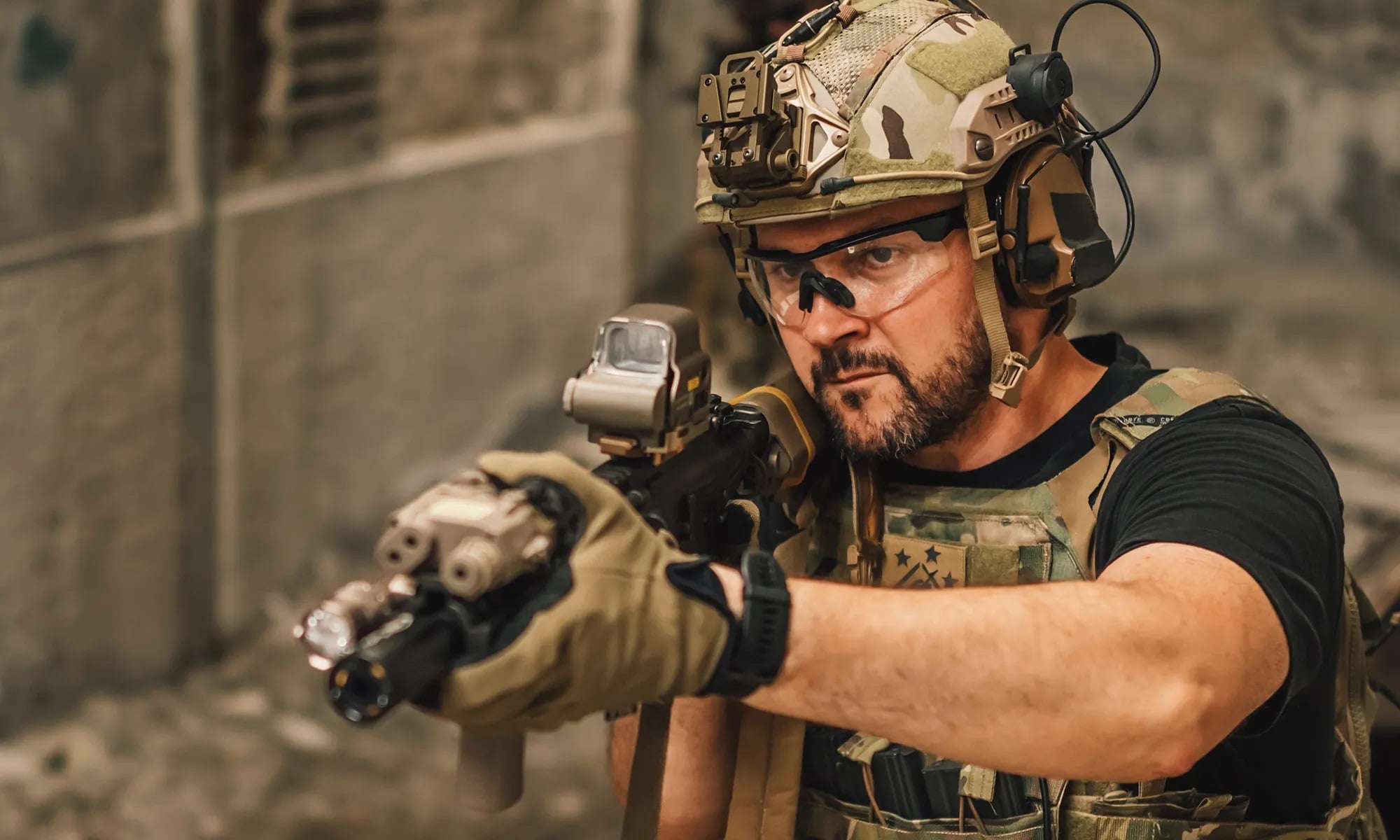 Тактичні окуляри Wiley X Rogue Comm Set 3in1 - Matte Black