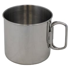 Kubek stalowy MFH Fox Outdoor ze składanym uchwytem 0,45 l