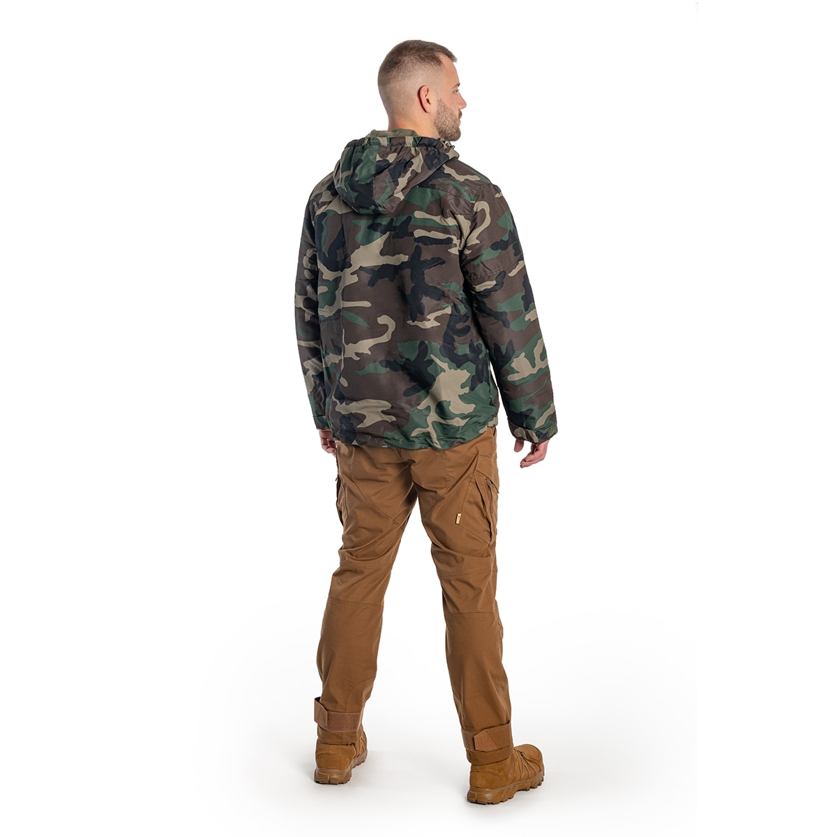 Куртка Brandit Windbreaker Frontzip - Woodland