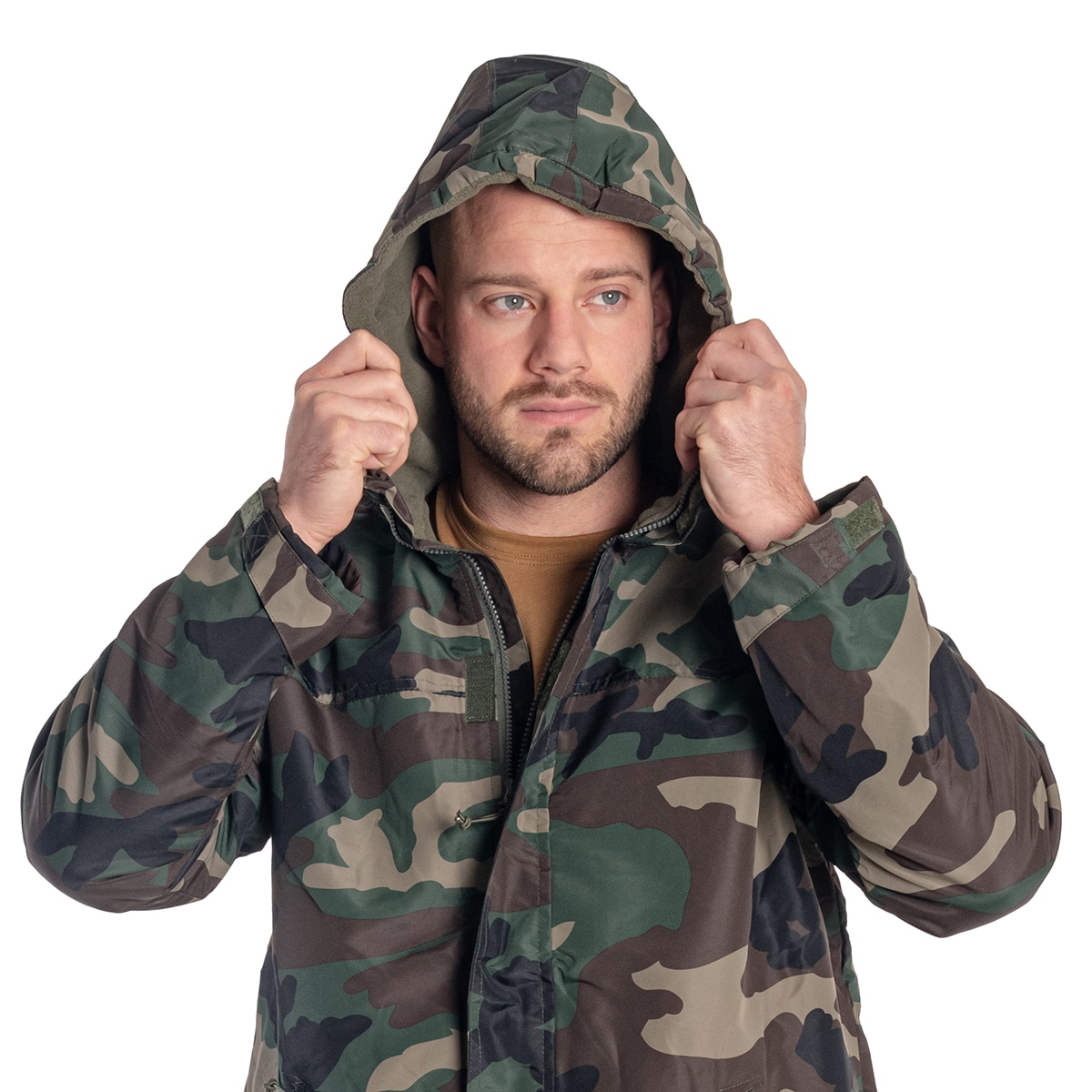 Куртка Brandit Windbreaker Frontzip - Woodland