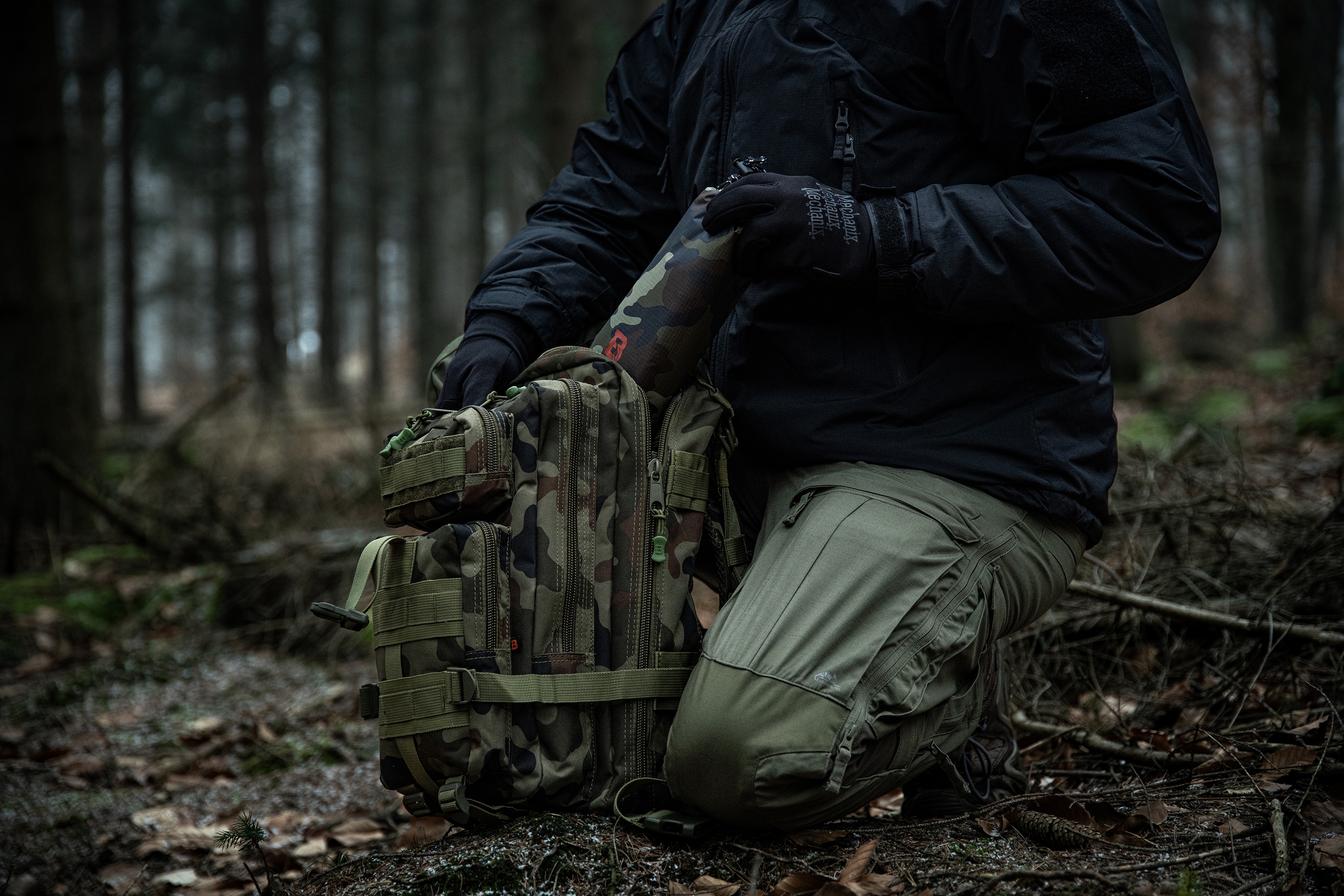 Plecak Badger Outdoor Recon 25 l - wz.93 Pantera PL Woodland