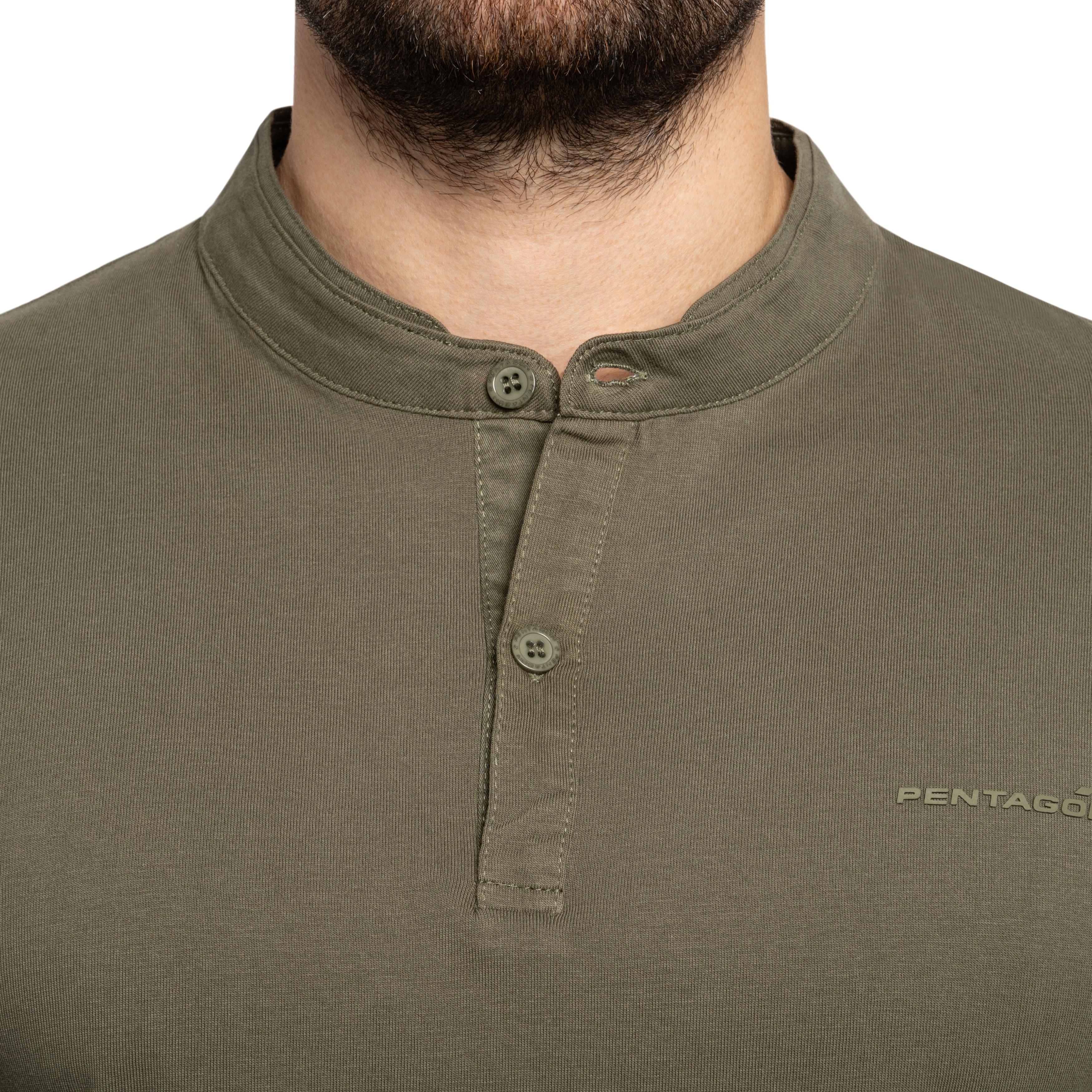 Koszulka Pentagon Romeo Henley 2.0 - Olive Green