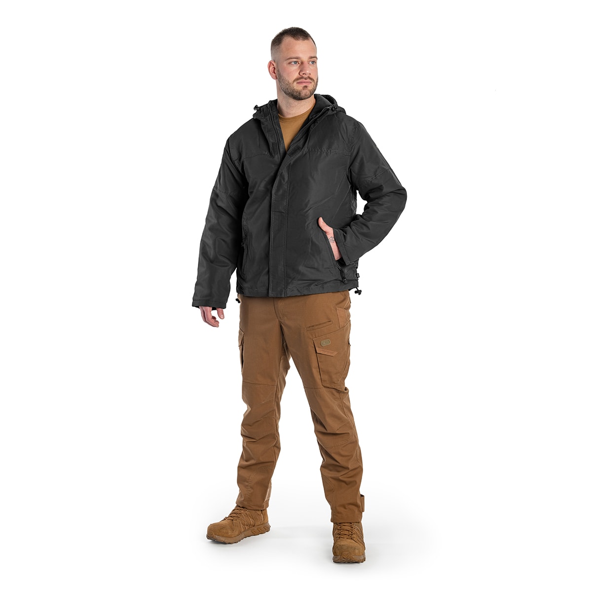 Kurtka Brandit Windbreaker Frontzip - Black