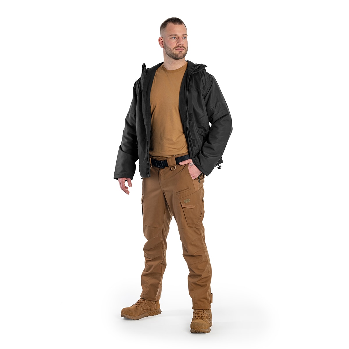 Kurtka Brandit Windbreaker Frontzip - Black