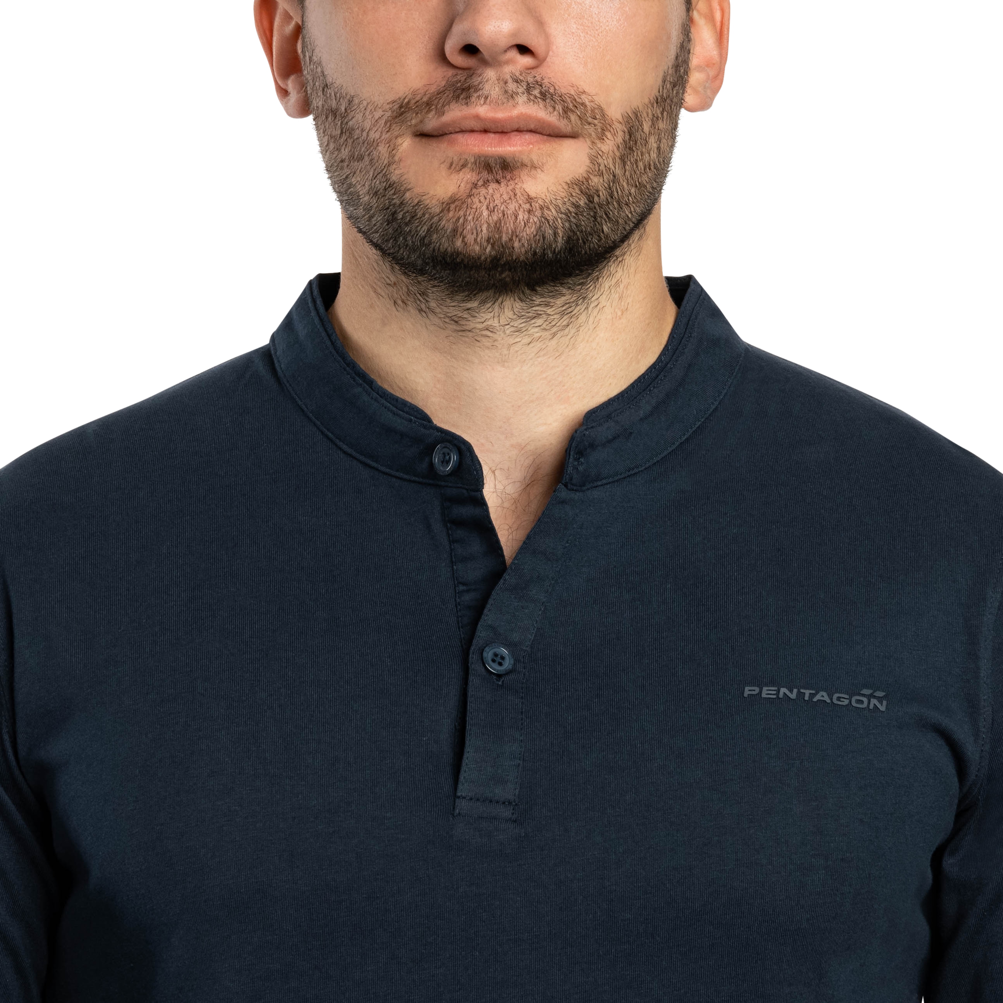 Koszulka Pentagon Romeo Henley 2.0 - Midnight Blue