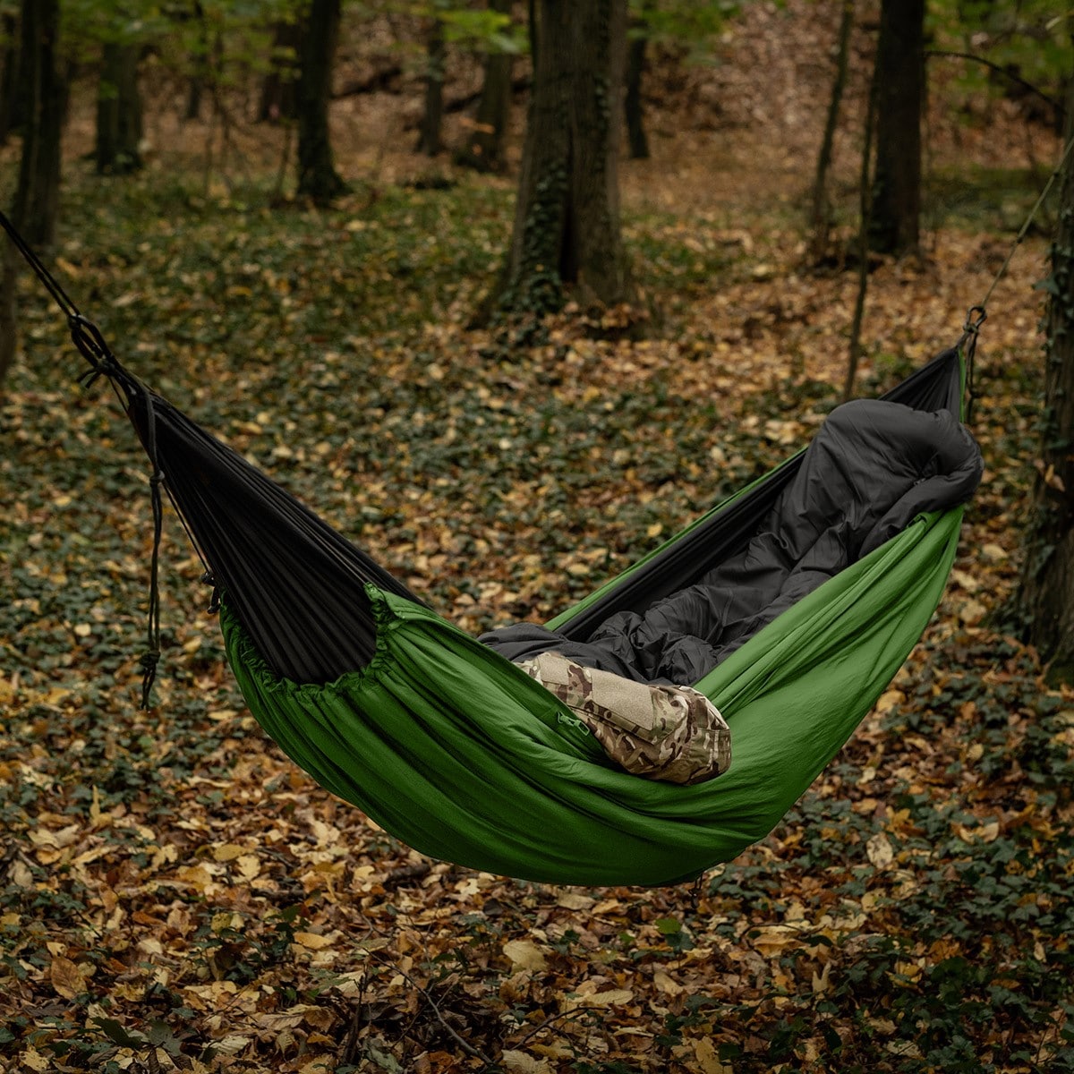 Ponczo Helikon-Tex Swagman Roll Climashield Apex z funkcją śpiwora - Grass Green