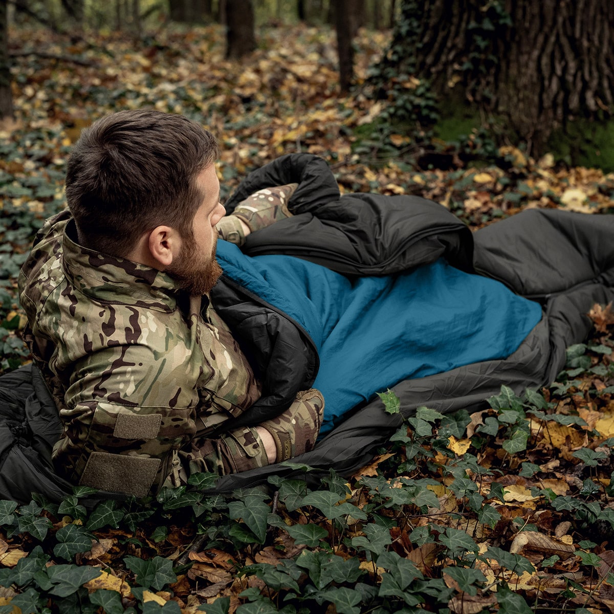 Пончо Helikon-Tex Swagman Roll Climashield Apex з функцією спального мішка - Aqua Blue