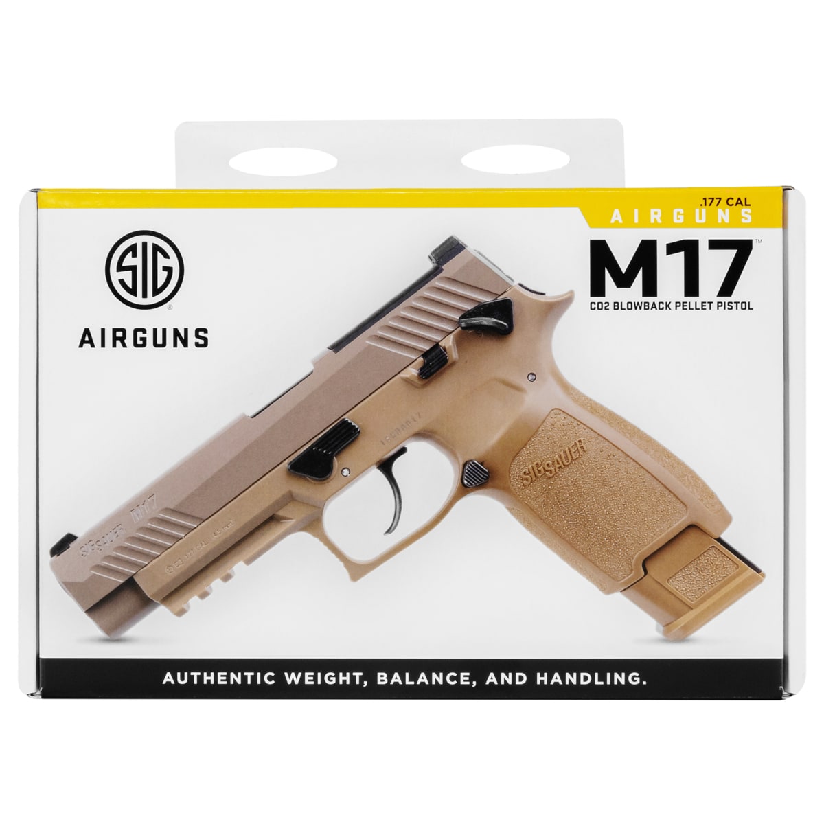 Пневматичний пістолет Sig Sauer P320 M17 US Army 4,5 мм - Coyote