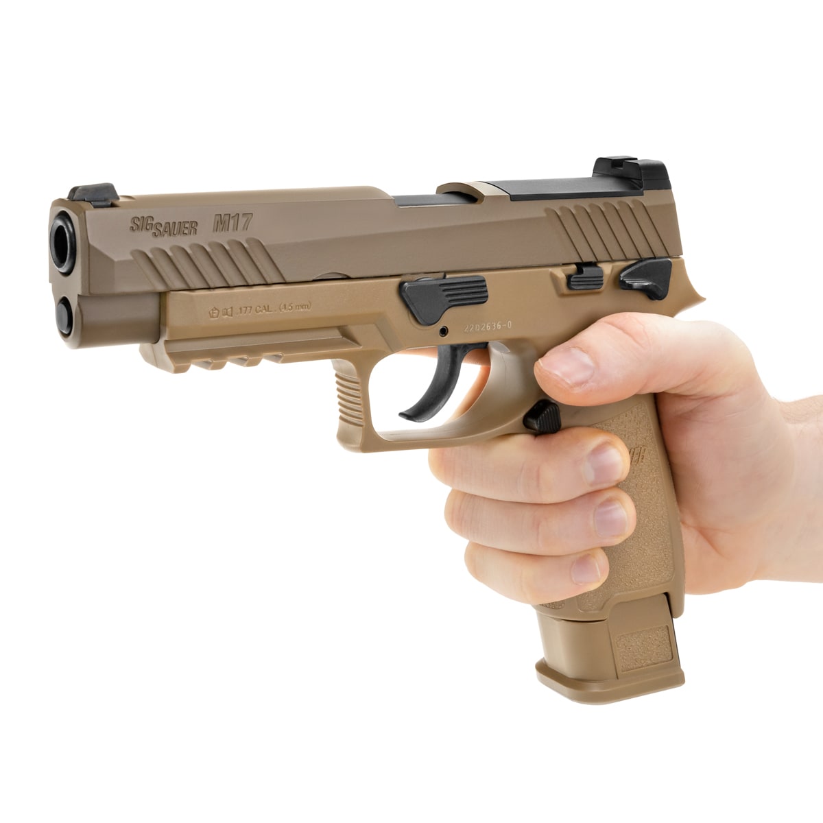 Пневматичний пістолет Sig Sauer P320 M17 US Army 4,5 мм - Coyote