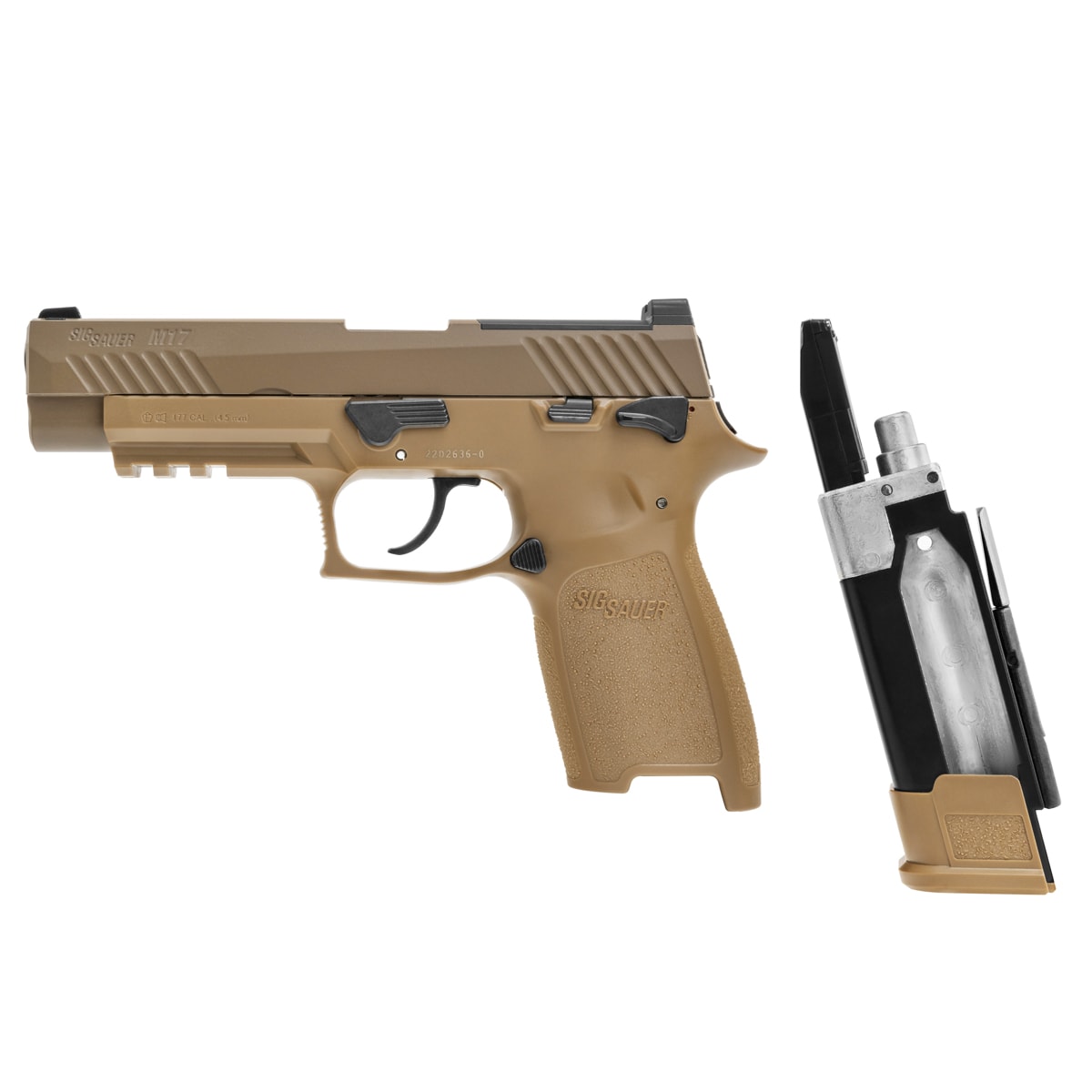 Пневматичний пістолет Sig Sauer P320 M17 US Army 4,5 мм - Coyote