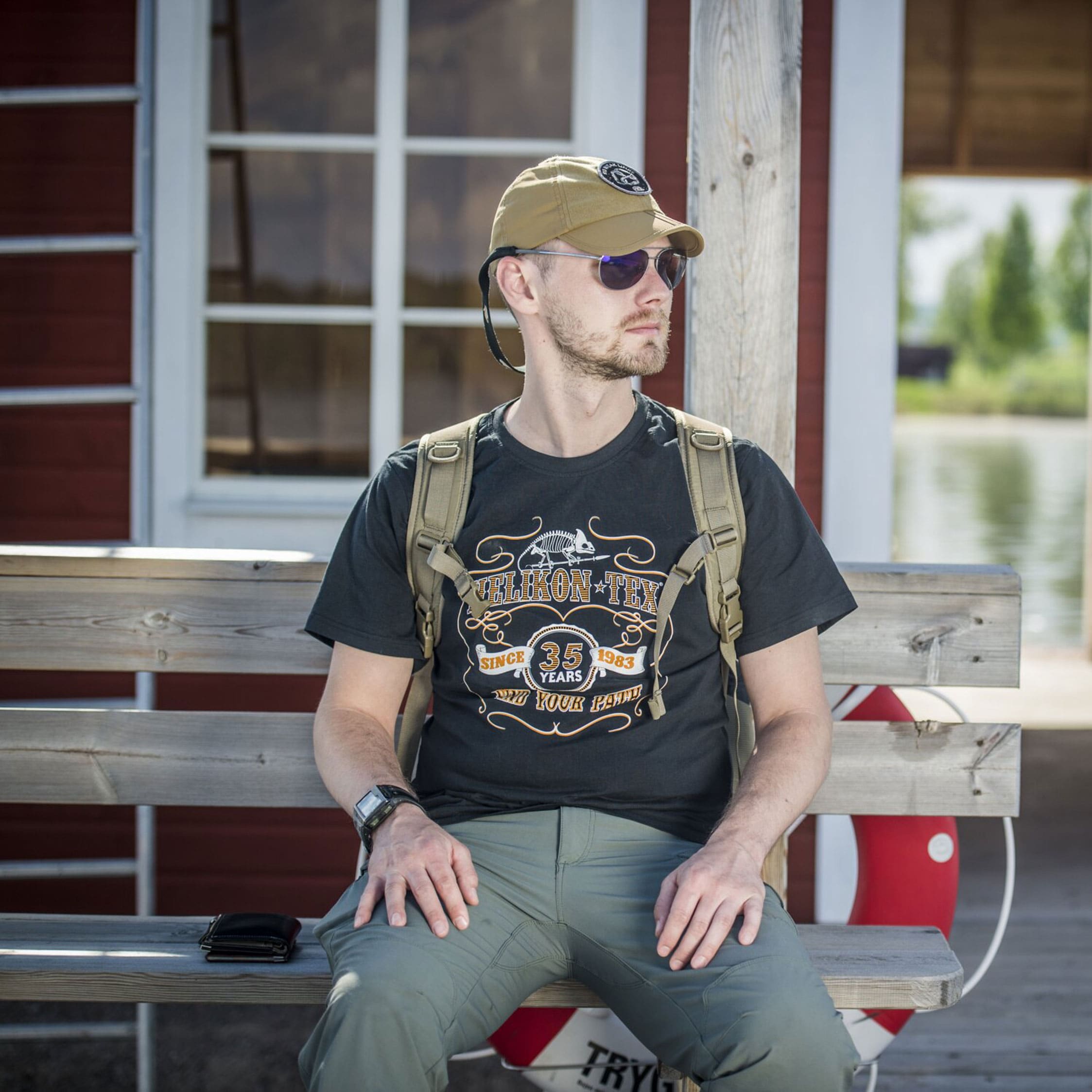 Czapka z daszkiem Helikon-Tex Folding Outdoor Cap - Coyote