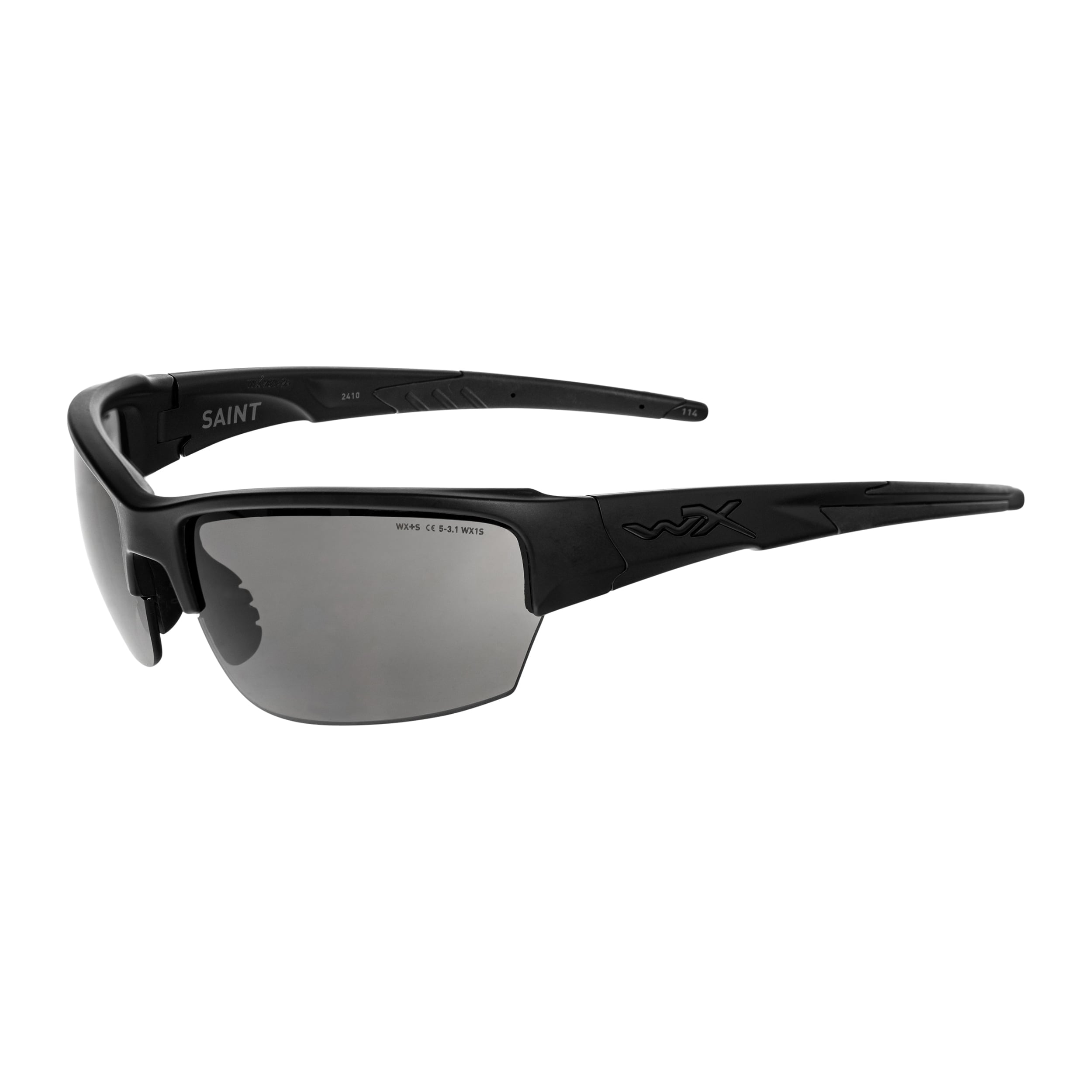 Okulary taktyczne Wiley X Saint Grey/Clear Matte - Black Frame