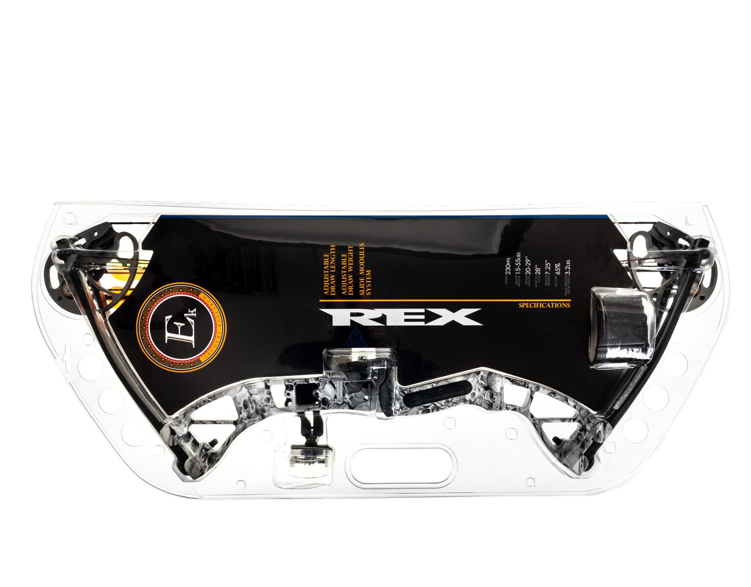 Łuk bloczkowy Poe Lang Rex Quad - skull camo - zestaw