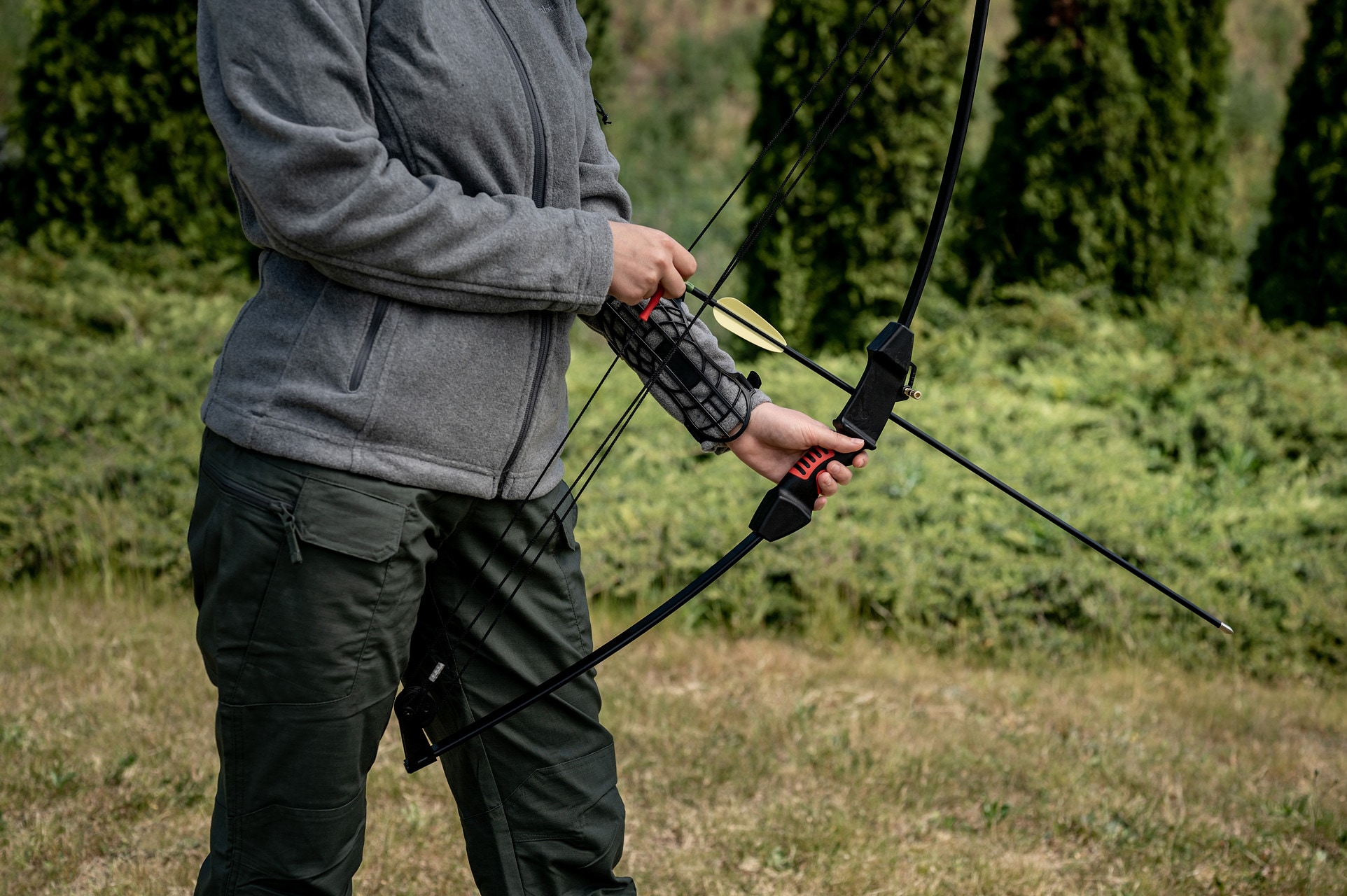 Łuk bloczkowy Poe Lang Chameleon czarno/czerwony