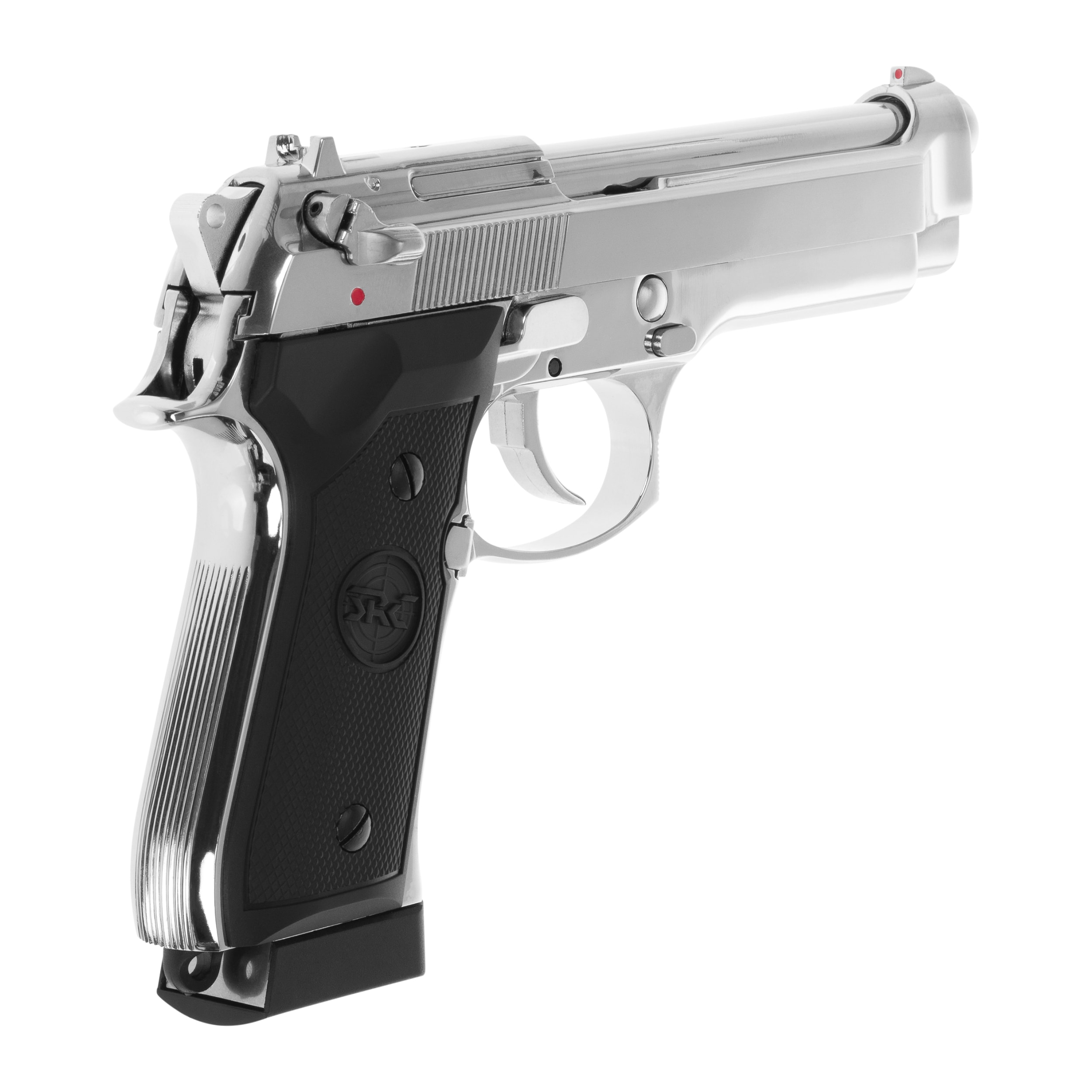 Pistolet GBB SRC SR92 - Srebrny