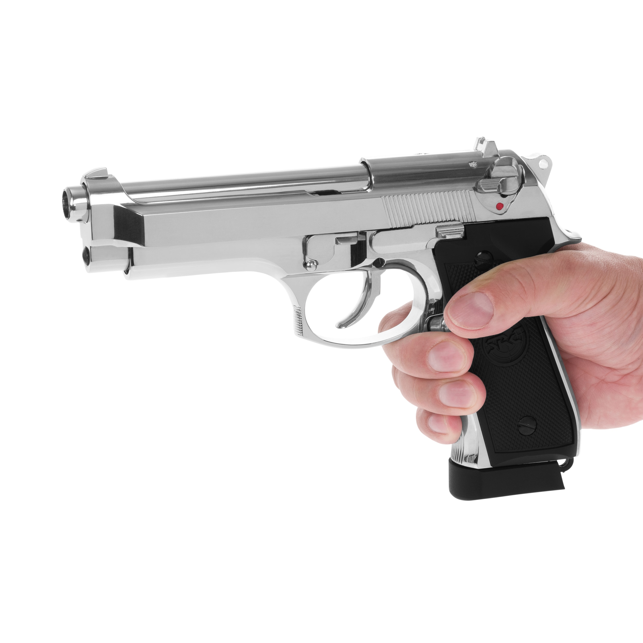 Pistolet GBB SRC SR92 - Srebrny