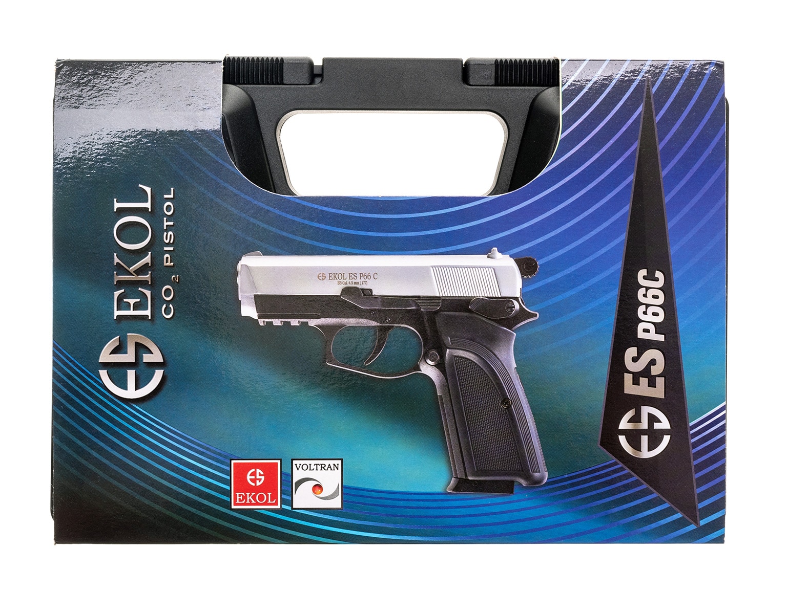 Пневматичний пістолет Ekol Voltran ES P66C 4,5 мм - Chrome
