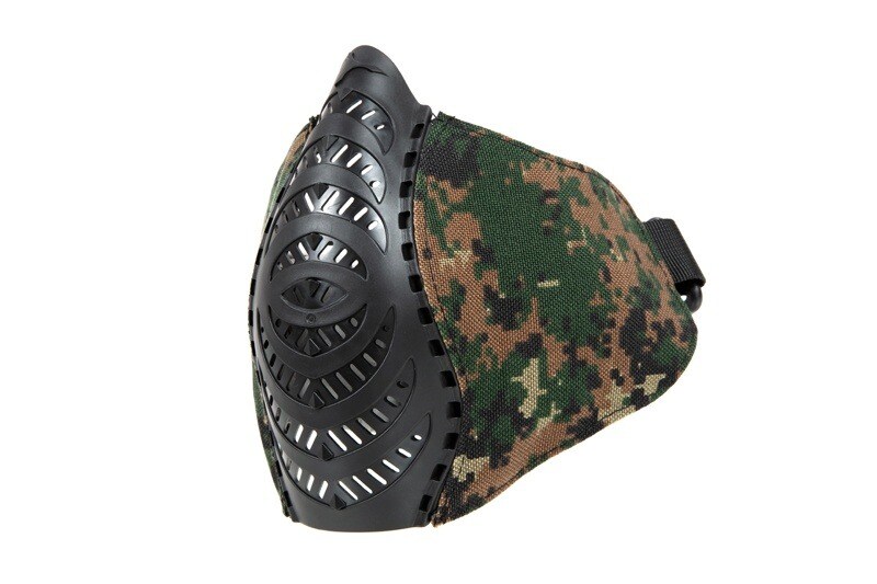 Maska ASG FMA Half Face - Digital Woodland - sklep Militaria.pl
