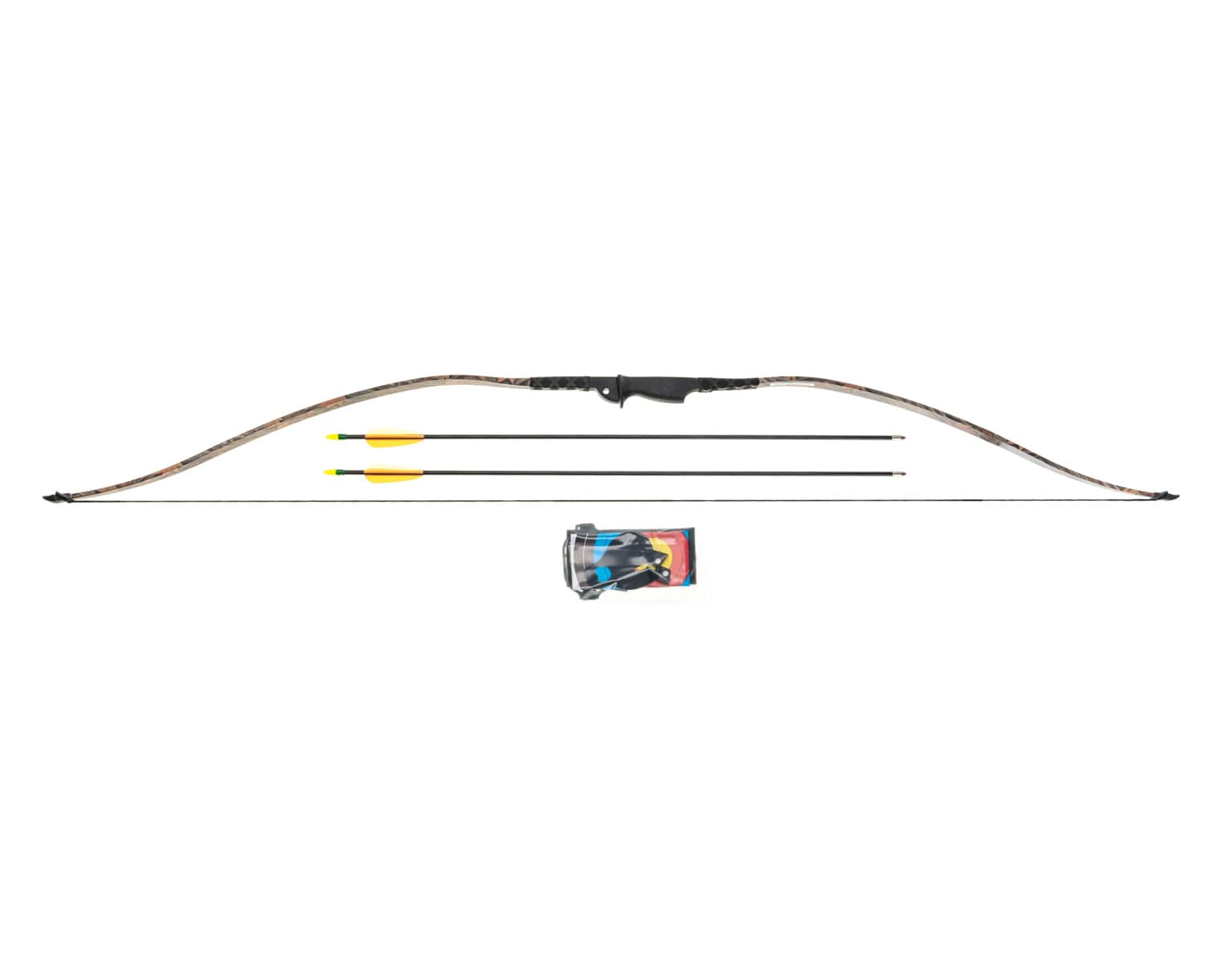 Łuk klasyczny Poe Lang Robin Hood longbow - camo - zestaw