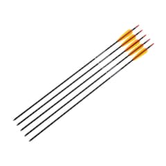 Strzały aluminiowe Poe Lang 30" Czarne - zestaw 5 szt.