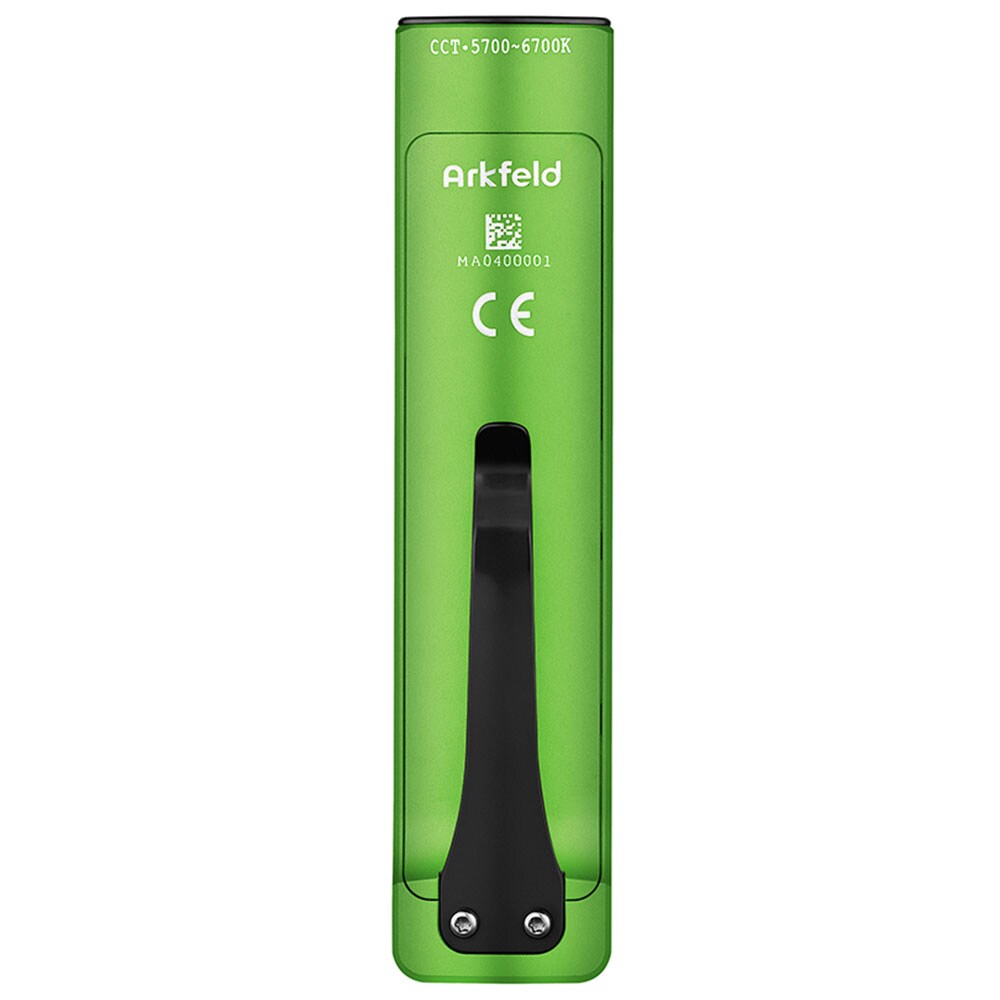 Latarka ze wskaźnikiem laserowym Olight Arkfeld Cool White Lime Green - 1000 lumenów