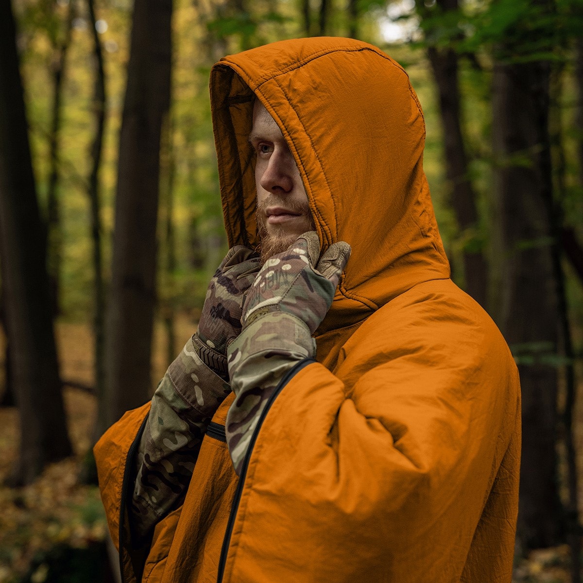Пончо Helikon-Tex Swagman Roll Climashield Apex з функцією спального мішка - Orange