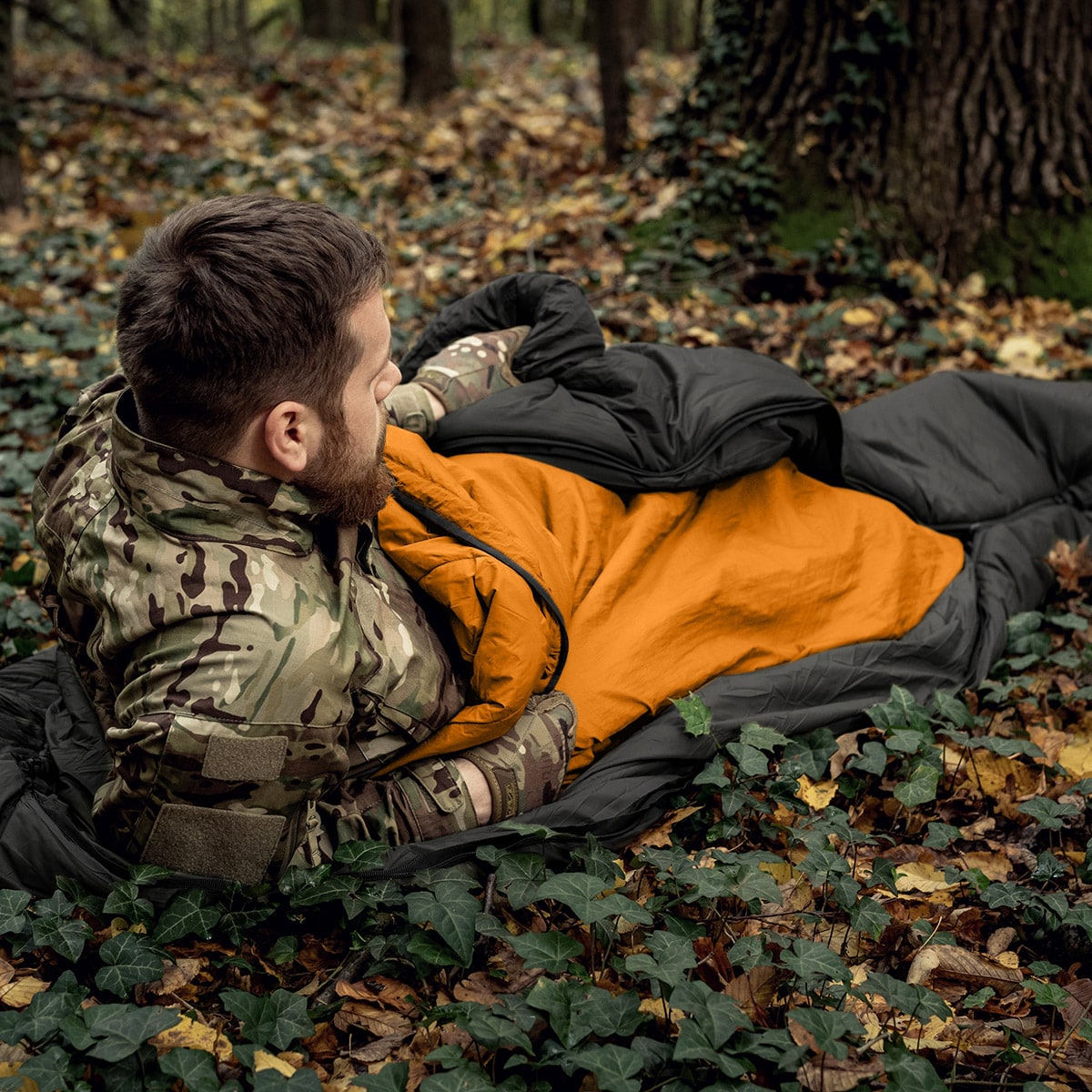 Пончо Helikon-Tex Swagman Roll Climashield Apex з функцією спального мішка - Orange