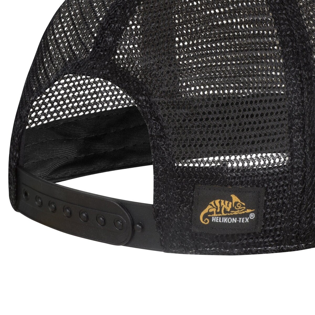 Czapka z daszkiem Helikon Trucker Plain - Dirty Washed Black/Black A