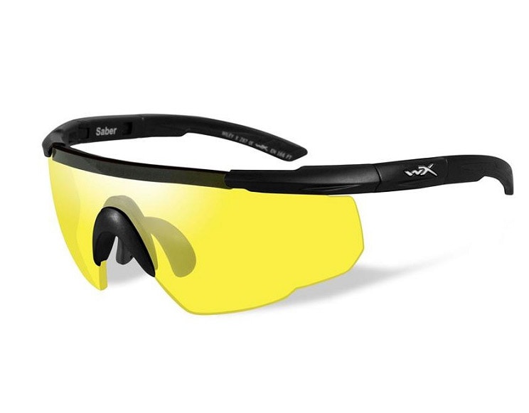 Тактичні окуляри Wiley X Saber Advanced - Yellow Lens Matte Black