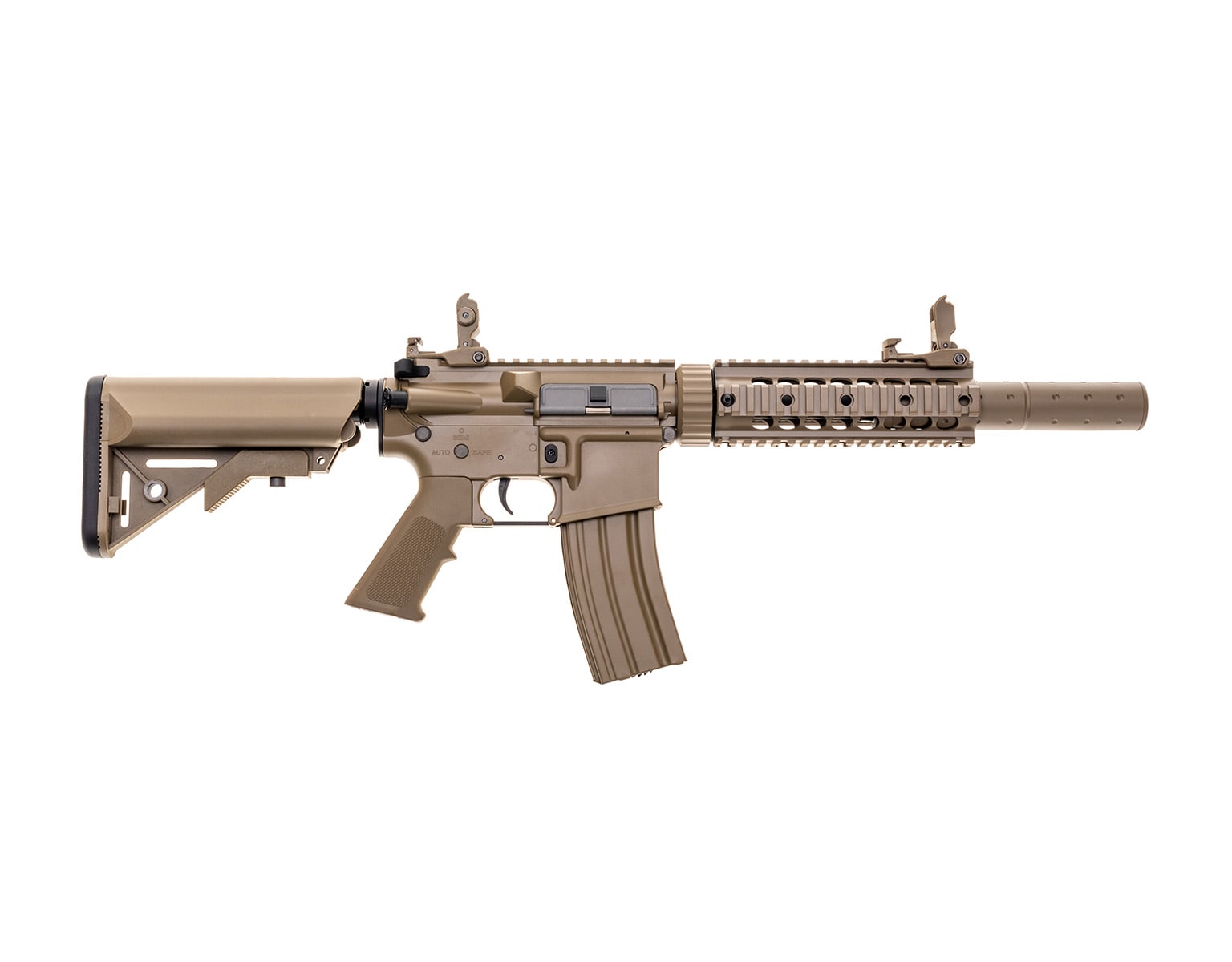 Штурмова гвинтівка AEG Colt M4 Silent Ops - тан