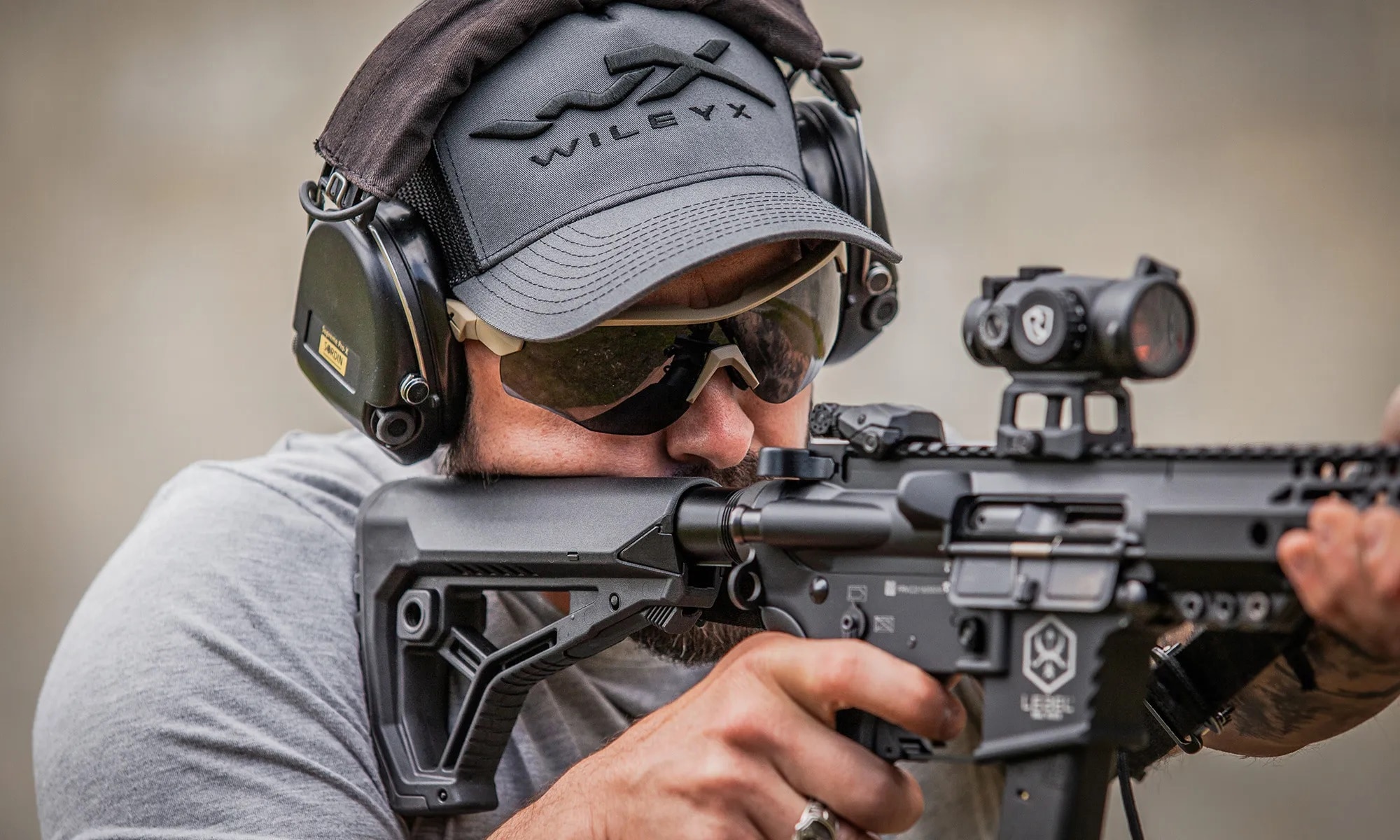 Okulary taktyczne Wiley X Rogue Comm Set 3in1 - Matte Tan