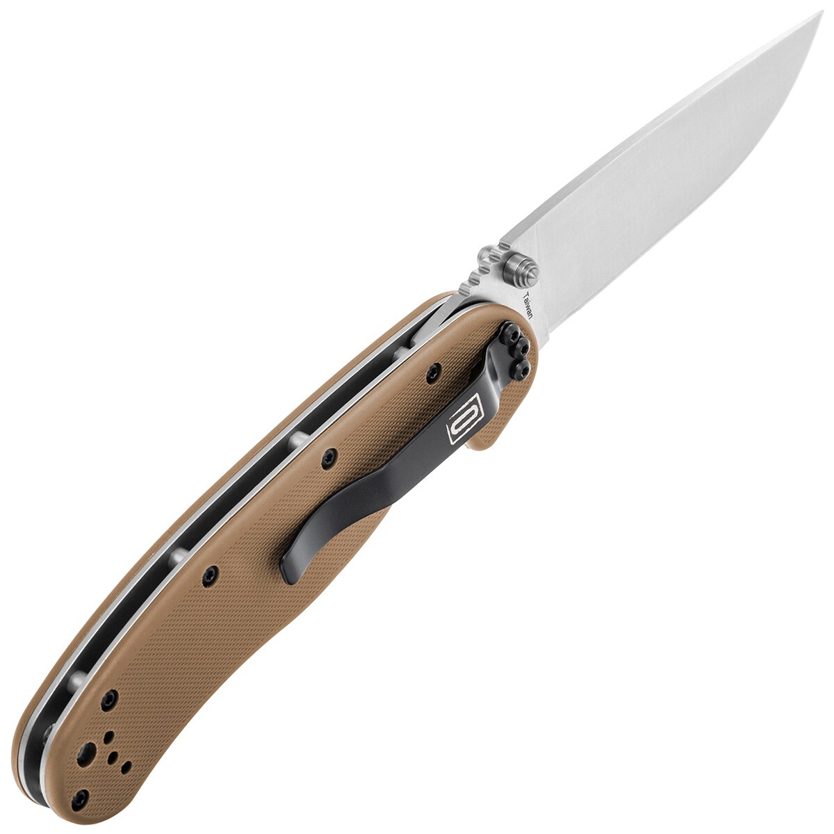 Складаний ніж Ontario RAT 1 Folder Silver Plain Coyote Brown