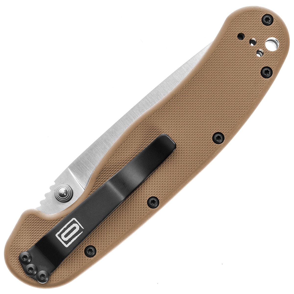 Складаний ніж Ontario RAT 1 Folder Silver Plain Coyote Brown
