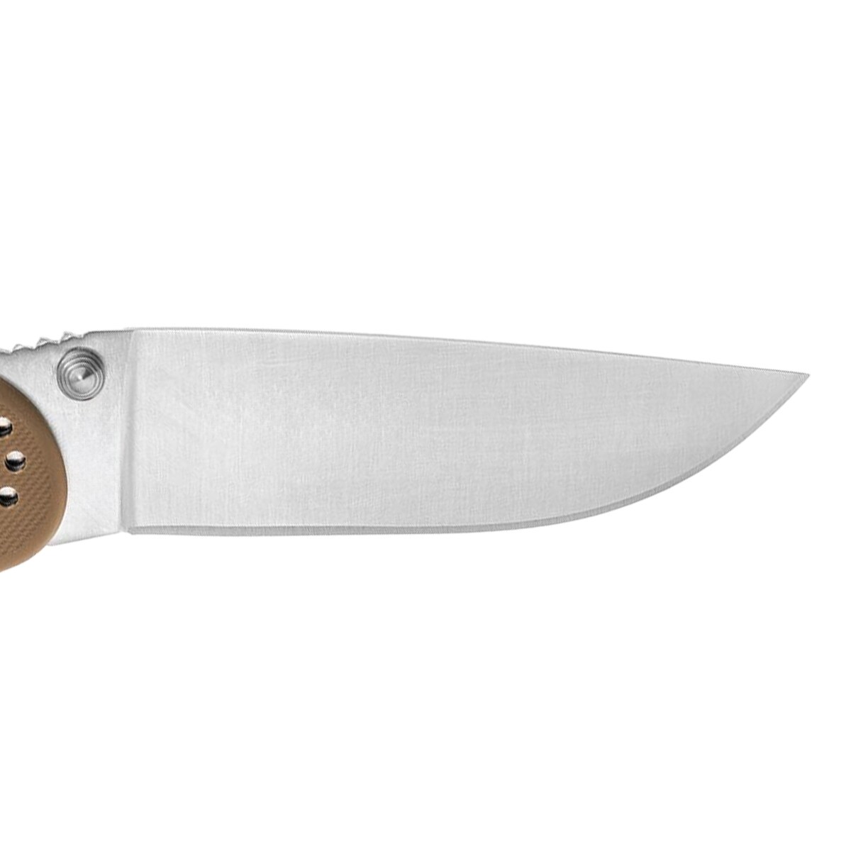 Складаний ніж Ontario RAT 1 Folder Silver Plain Coyote Brown