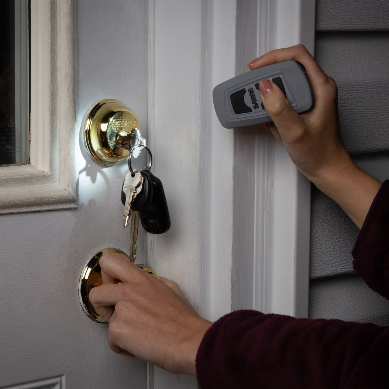 Paralizator Sabre Key Fob Gun - Grey