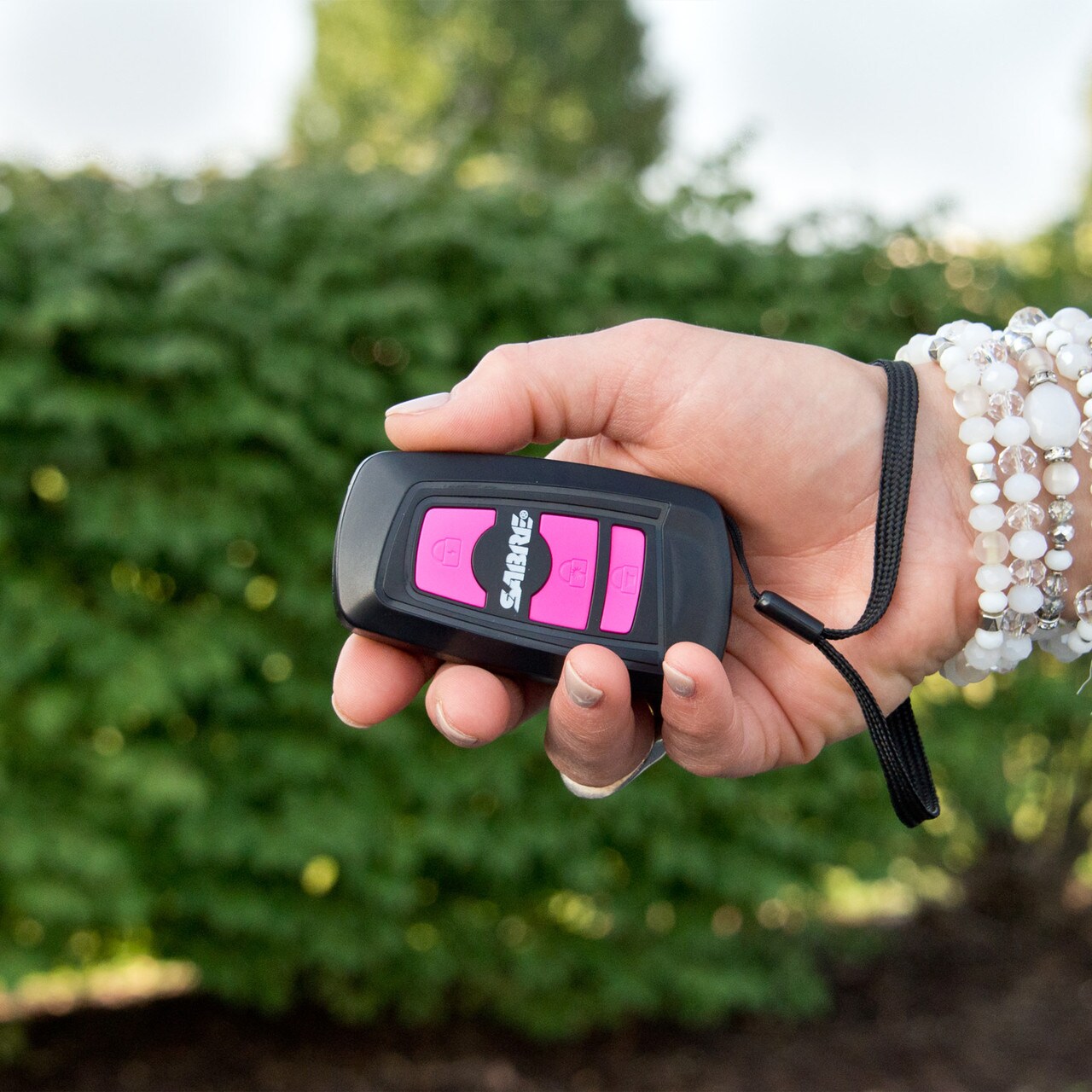 Електрошокер Sabre Key Fob Gun - Pink