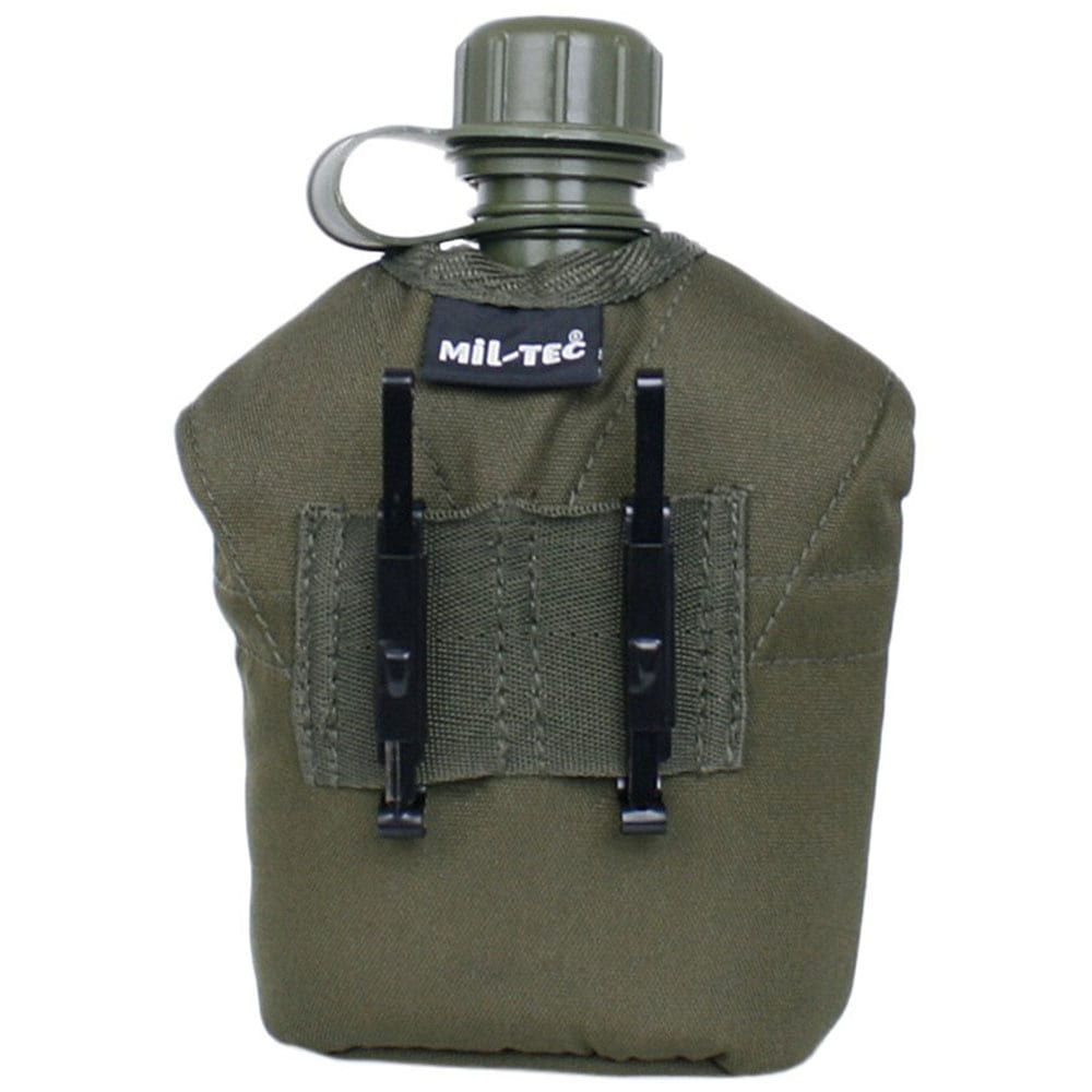 Manierka Mil-Tec US Plastic Canteen z pokrowcem i kubkiem - Olive