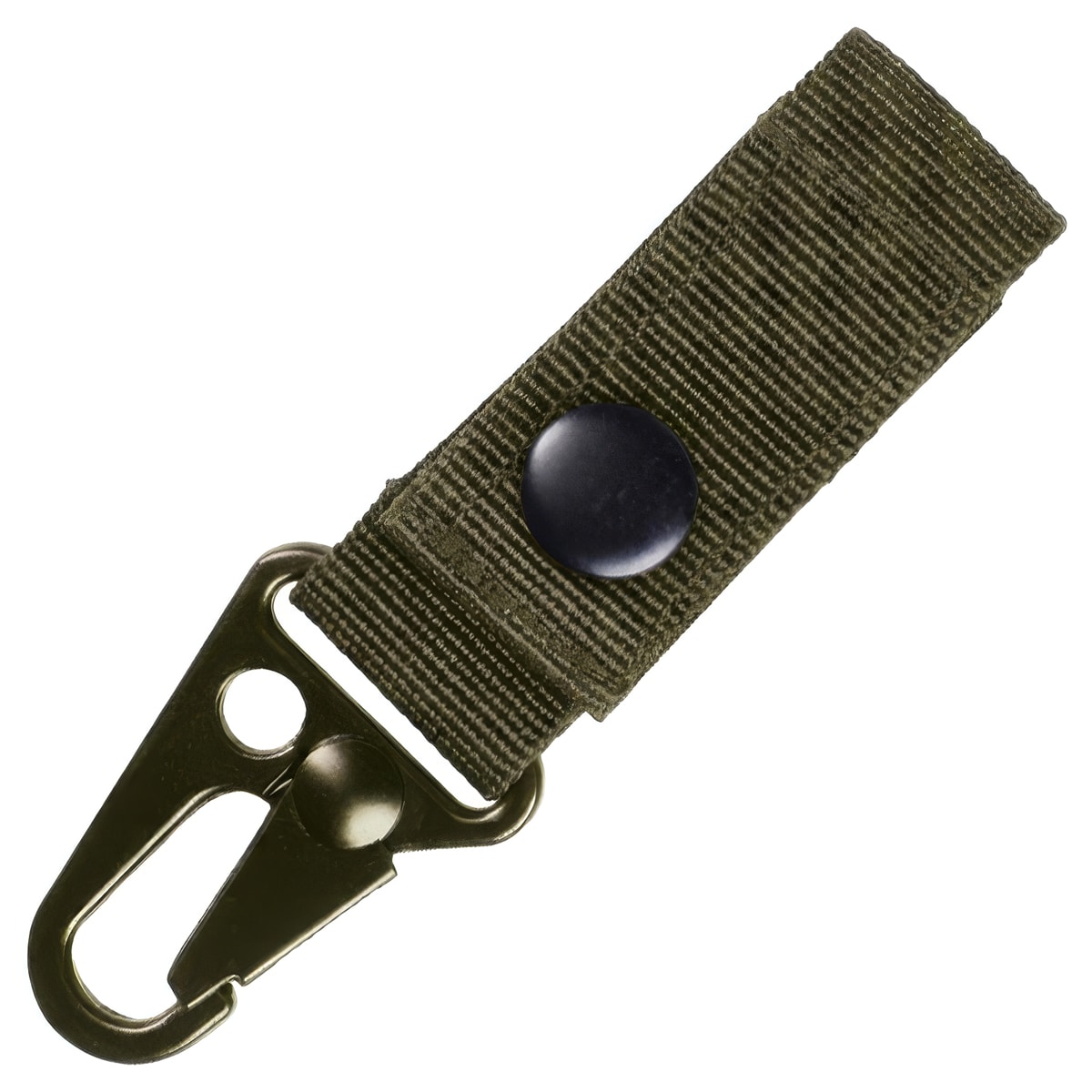 Trok Mil-Tec z metalowym karabinkiem - 70 mm zielony OD