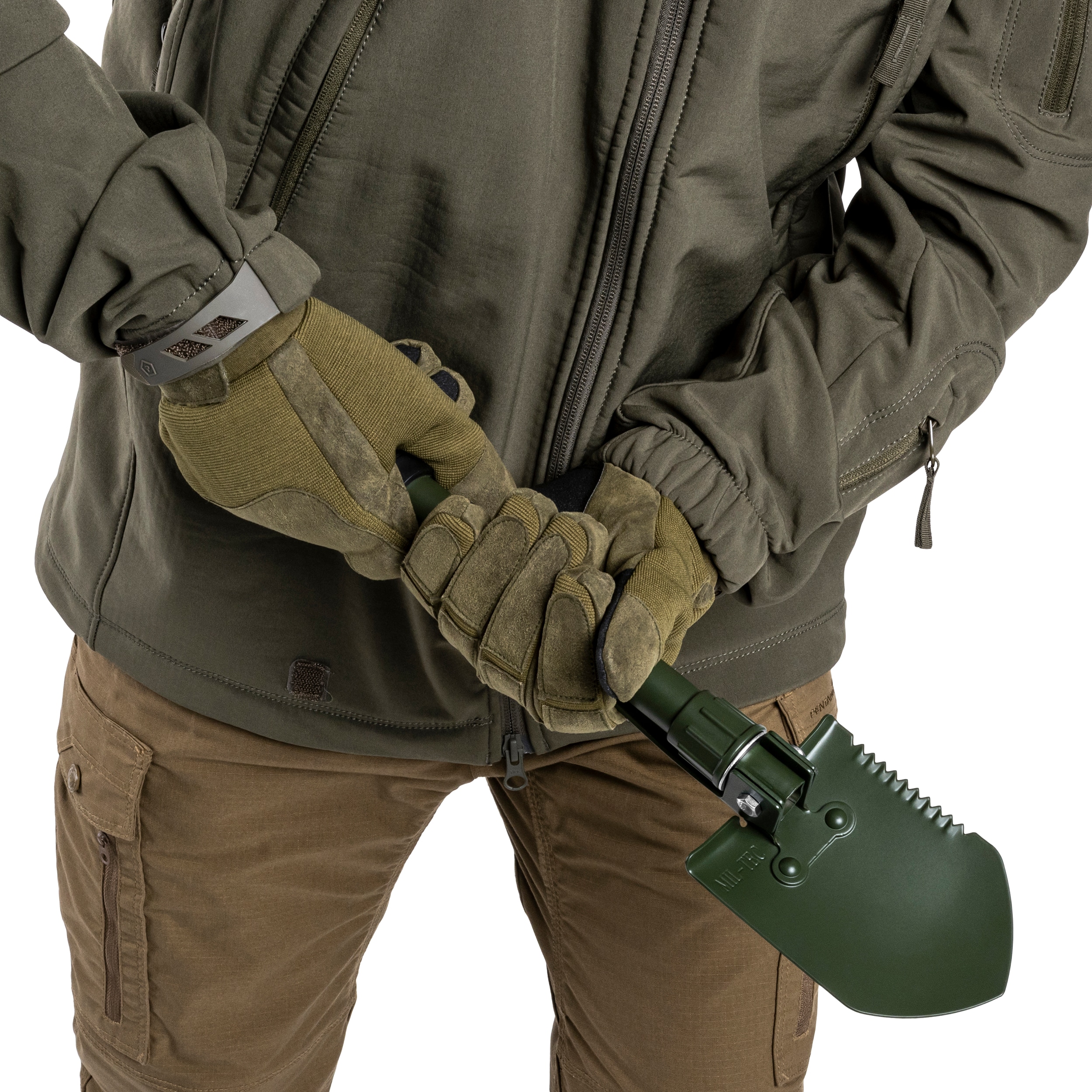 Складана саперна лопата Mil-Tec Typ Mini II - Green