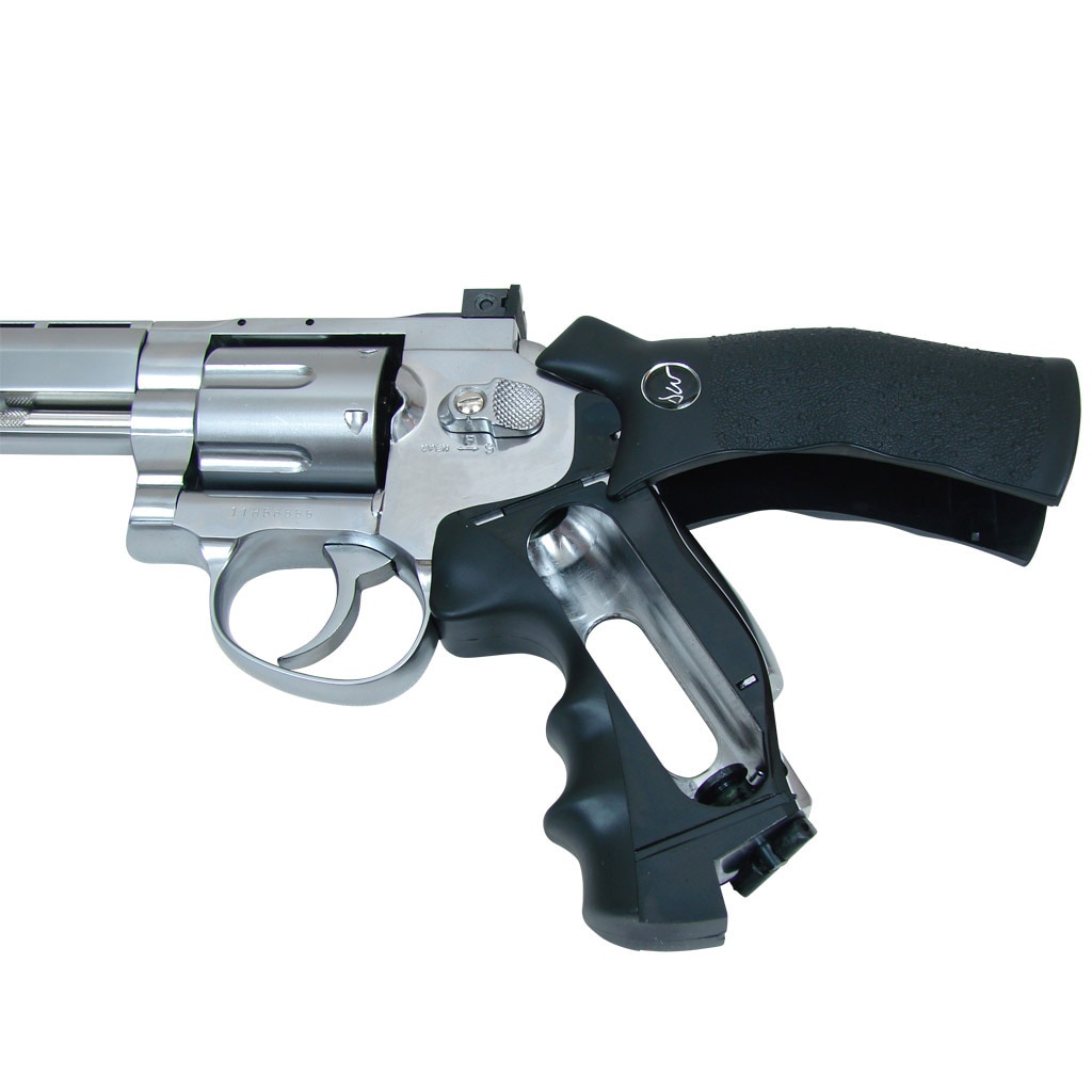 Револьвер Dan Wesson 6'' Silver ASG CO2 Revolver