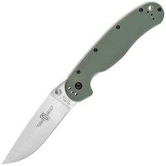 Nóż składany Ontario RAT 1 Folder Silver Plain OD Green