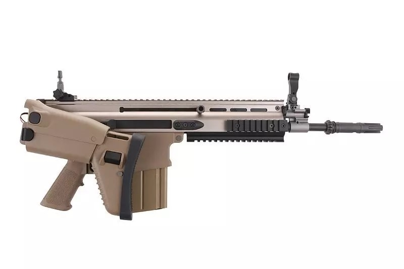 Karabinek szturmowy AEG WE MK17 MOD 0 CQC - Tan