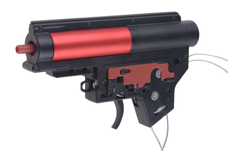 Wzmocniony gearbox V2 ze stykiem elektronicznym Specna Arms do replik M4/M16 - tył 