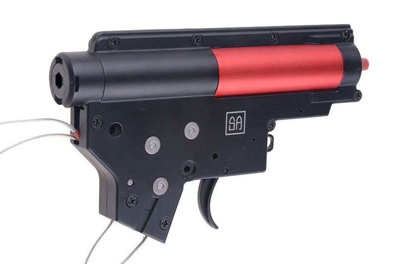 Wzmocniony gearbox V2 ze stykiem elektronicznym Specna Arms do replik M4/M16 - tył 