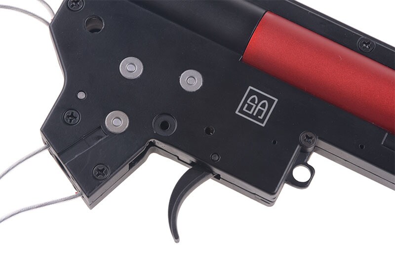 Wzmocniony gearbox V2 ze stykiem elektronicznym Specna Arms do replik M4/M16 - tył 