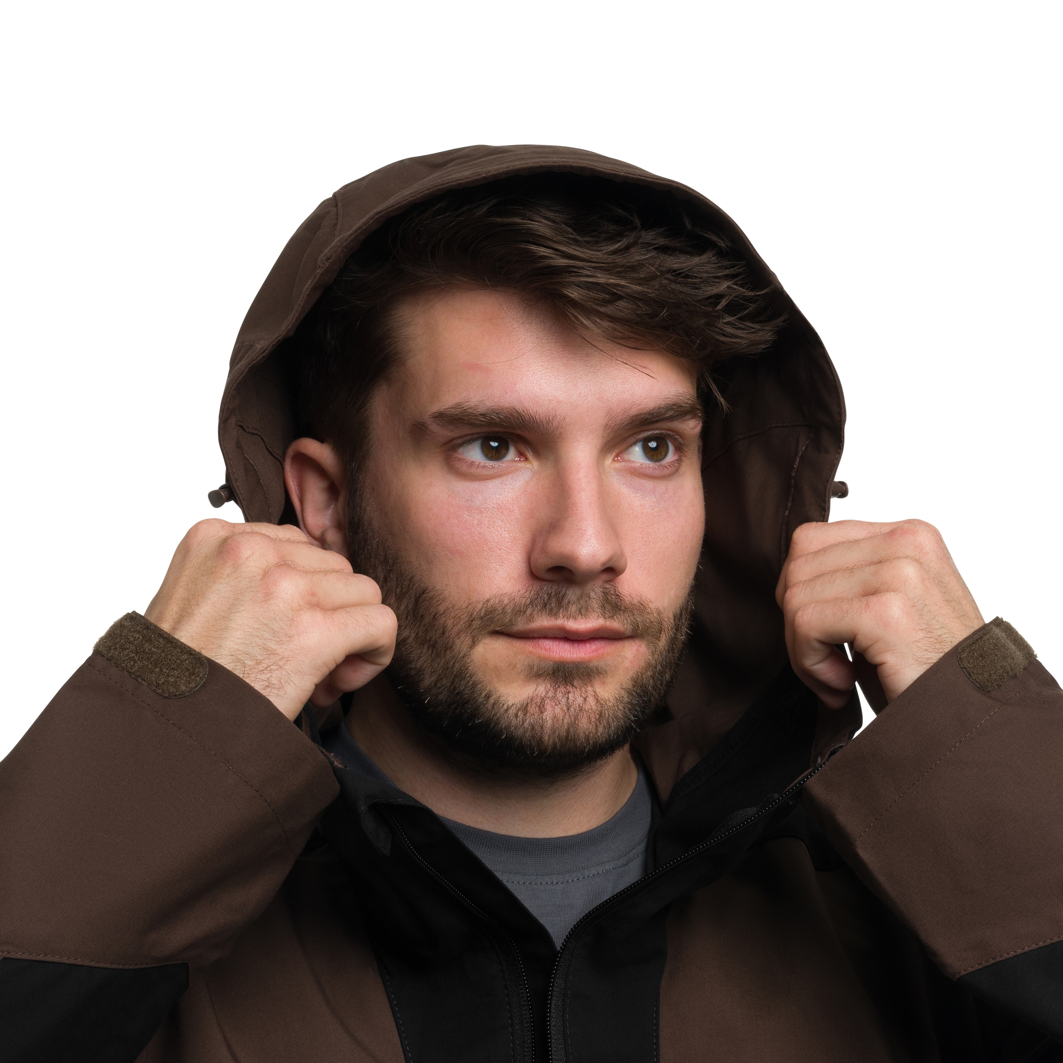 Kurtka Helikon-Tex Woodsman Anorak - Earth Brown/Black